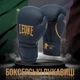 Боксерские перчатки Leone GN059B Blue Edition 10 унций (капу в комплекте) - изображение 2