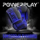 Боксерські рукавиці PowerPlay 3086 Matt Challenger чорні/темно-сині 16 унцій (PP_3086_16oz_Bl/Navy) - изображение 2