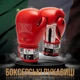 Боксерские перчатки Leone GN208 ICONIC Red 14 унций (бинты 4 м. в комплекте) - изображение 2