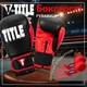 Боксерские перчатки TITLE Boxing Dynamic Strike Black/Red 12 oz (бинты 4м. в комплекте) - изображение 2