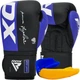 Боксерські рукавиці RDX F4 Boxing Sparring сині/чорні 10 унцій (BGR-F4U-10OZ) - зображення 1