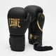 Боксерские перчатки Leone GN059D Black/Gold 10 унций (капу в комплекте) - изображение 1
