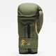 Боксерские перчатки Leone GN059G MILITARY EDITION Green 16 унций (капу в комплекте) - изображение 4