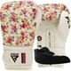 Боксерские перчатки RDX FL-6 WHITE-10 унций (капа в комплекте) - изображение 1