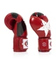 Боксерские перчатки Fairtex BGV1 Nation Print Red 12 унций (бинты в комплекте) - изображение 7