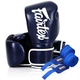 Боксерские перчатки Fairtex BGV14 Blue 16 унций (бинты в комплекте) - изображение 1