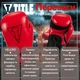 Боксерские перчатки TITLE Boxing Vegan Gloves Red/Black 14 oz (капа в комплекте) - изображение 3