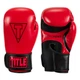 Боксерские перчатки TITLE Boxing Vegan Gloves Red/Black 14 oz (капа в комплекте) - изображение 5