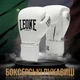 Боксерские перчатки Leone GN111 THE GREATEST White 16 унций (бинты 4 м. в комплекте) - изображение 2
