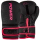 Боксерские перчатки PowerPlay 3024 Ultra Mat Черно-Розовые 12 унций - изображение 1