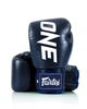 Боксерские перчатки Fairtex BGV1-ONE (натуральная кожа) Blue 14 унций (бинты в комплекте) - изображение 8