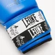 Боксерские перчатки Leone GN208 ICONIC Blue 10 унций (бинты 4 м. в комплекте) - изображение 8