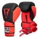 Боксерские перчатки TITLE Boxing Guts and Glory Black/Red M 12oz (бинты 4м. в комплекте) - изображение 1
