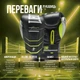 Боксерские перчатки Leone GN110F REVO FLUO Black 14 унций (бинты 4 м. в комплекте) - изображение 3
