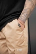 Чоловічі Бавовняні Штани Карго Without Reflective L Beige 605161174 - изображение 5
