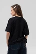 Жіноча Бавовняна Оверсайз Футболка Without Greatest 2XL/3XL Чорна - зображення 4