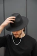 Чоловічий Капелюх Without Fedora З Перлинами Black - зображення 2
