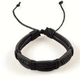 Набір із 4 шт. багатошаровий браслет з плетеної штучної шкіри Cross Bracelet Set - изображение 3