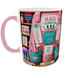 Кружка (чашка) с принтом Nail Technician Organizer – Professional Organizer Collection | Подарок мастеру маникюра, нейл-мастеру | Керамическая 330 мл(розовая ручка) - изображение 5