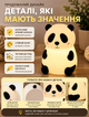 Ночник силиконовый детский сенсорный 3D светильник в форме панды с подсветкой USB аккумуляторный 1000 мАч для детской комнаты - изображение 2