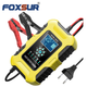 Умное зарядное устройство автомобильное Foxsur FBC122410D 12V / 10A - 24V / 5A Автоматическое импульсное с функцией восстановления Yellow (19437) - изображение 3