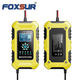 Умное зарядное устройство автомобильное Foxsur FBC122410D 12V / 10A - 24V / 5A Автоматическое импульсное с функцией восстановления Yellow (19437) - изображение 5