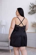 Ночнушка женская с кружевом Нч941 Черный, 3XL (52-54) - изображение 2