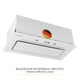 Витяжка повновбудована WEILOR LUMINA WBG 65 WHITE - изображение 5