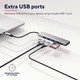Швидкісний концентратор та кардрідер USB-C Halyx Trust Fast USB-C Hub&Card reader (TR24191) - изображение 7