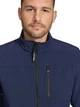 Толстовка на молнии на флисе мужская Calvin Klein 818571964 3XL Синяя (1159865569) - изображение 3