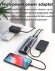 USB хаб Acasis HS-710MG USB 3.2 Gen 2 з блоком живлення 10 портів hub концентратор алюмінієвий - зображення 4
