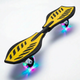 Рипстик роллерсерф со светящимися колесами и алюминиевой рамой SP-Sport Ripstik 4711 Yellow-Black - изображение 3