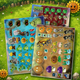 Стикеры Зомби против растений 250 шт, 8 листов А5 10,5х15 см, Plants vs Zombies - изображение 3