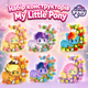 Набор конструкторов My Little Pony 6 персонажей 1800 деталей 10 см - изображение 1