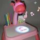 Дитячий стіл проектор для малювання з підсвічуванням Projector Painting 24 Деталі Рожевий Жираф - зображення 2
