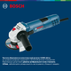 Кутова шліфмашина Bosch GWS 7-125 720 Вт 11000 об/хв (0601388108) - зображення 3