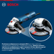 Кутова шліфмашина Bosch GWS 7-125 720 Вт 11000 об/хв (0601388108) - зображення 4