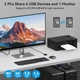 Displayport KVM Switch 1 монитор 2 компьютера с кабелем 8K60Hz - изображение 6