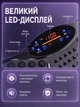 Віброплатформа для схуднення та тренувань масажер з пультом еспандерами Hausland вібраційний тренажер для фітнесу схуднення платформа з дисплеєм 5 програм чорний + фінтес резинки в комплекті (02720121) - зображення 8