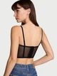 Сетчатый корсетный топ Victoria's Secret с вышивкой 1159904649 (Черный XL) - изображение 2
