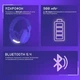 Навушники бездротові Proove Gaming Glimmer (APP) Black/Purple (WHGL00022016) - изображение 8