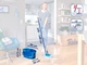 Набір для миття підлоги Leifheit CLEAN TWIST Ergo Disc Mop Set 52101 з відром і центрифужним віджимом - зображення 3