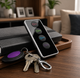 Беспроводной поисковый брелок для ключей Key Finder с LED-фонариком, 1 передатчик + 4 приемника, радиус до 30 м, устройство для поиска ключей, пульта, телефона и кошелька - изображение 3