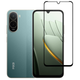 Защитное стекло LUX для Poco C81 Pro полная проклейка черный - изображение 1