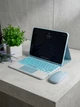 Чехол с клавиатурой с подсветкой и мышкой FegishCase Apple iPad Air 5 (10.9") 2022 Ukrainian keyboard, Blue - изображение 14