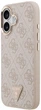Чохол для смартфона Guess 4G Triangle Logo MagSafe для Apple iPhone 17 Pink Gold (3666339521431) - зображення 3