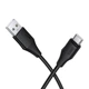 Кабель Hoco X124 USB – Type-C 2.3 А 1 м чорний - зображення 3