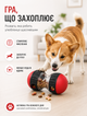 Интерактивная игрушка кормушка для собак и кошек неваляшка для медленного кормления регулируемая для интеллектуального развития питомца - изображение 4