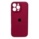 Чохол для смартфона Silicone Full Case AA Camera Protect for Apple iPhone 16 Pro 47,Plum - изображение 1