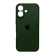 Чохол для смартфона Silicone Full Case AA Camera Protect for Apple iPhone 17 31,Dark Green - изображение 1